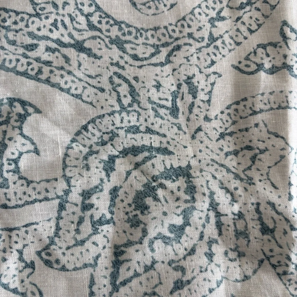 Restoration Hardware Linen Euro Sham Made In Italy Distressed Scroll~1 Sham ONLY